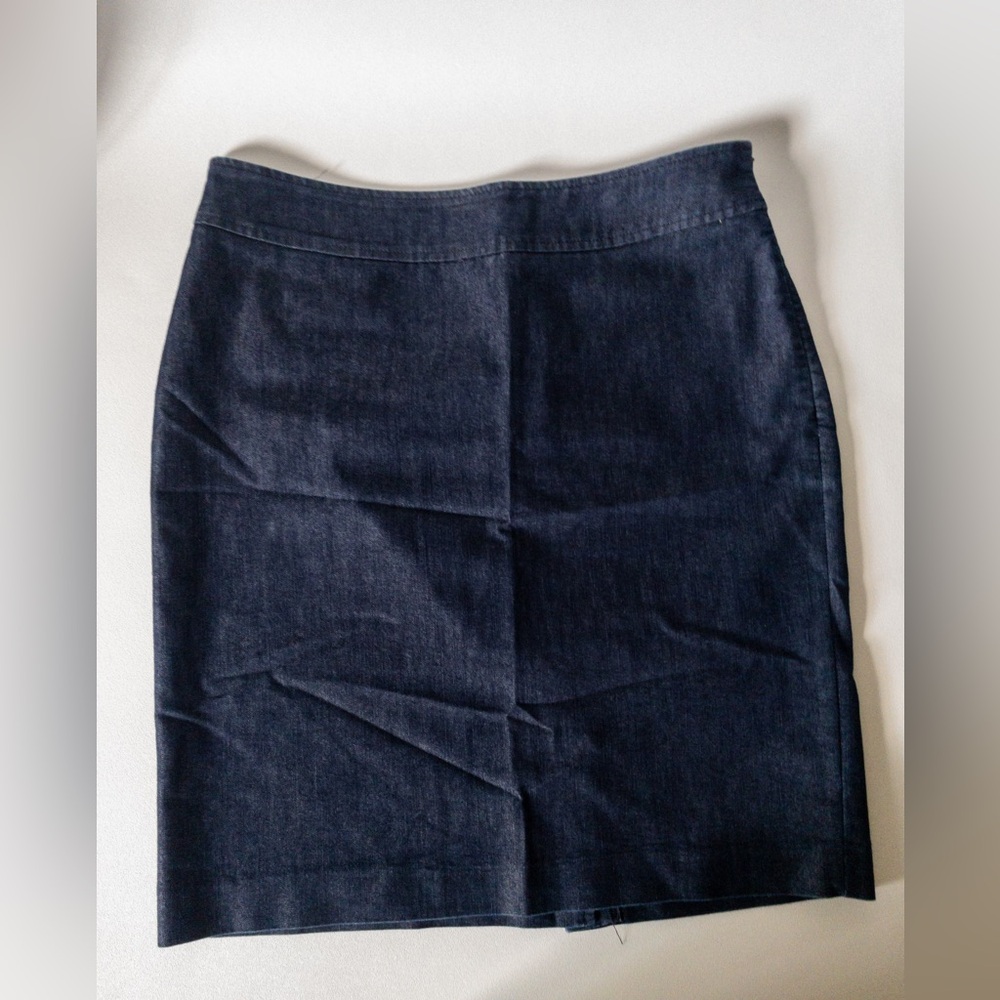 Halogen Classic Dark Blue Denim Skirt SZ 10High Rise